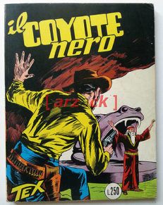 TEX GIGANTE 29 Il Coyote Nero ARALDO 1966  L. 250