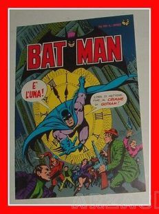 BATMAN 15 Cenisio 1977 con miniposter Batman e Robin