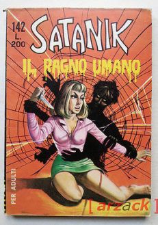 SATANIK 142 Il Ragno Umano CORNO 1970