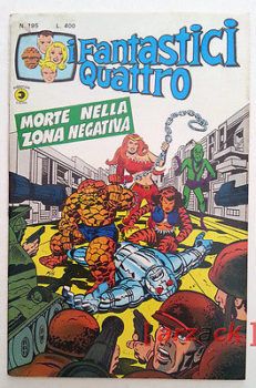 FANTASTICI QUATTRO 195 Corno 1978