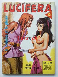LUCIFERA 28 EVILFRANCE 1974 Ed. FRANCESE BD Erotique Petit Format Français