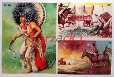 Album LONTANO WEST 1 DARDO 1962 - 4 figurine 67 68 69 70