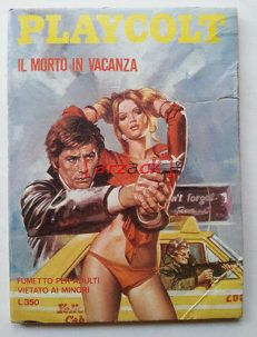 PLAYCOLT N 76 Il Morto in Vacanza EDIFUMETTO 1979 fumetto erotico d'epoca