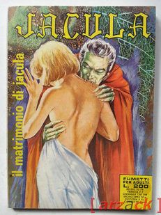 JACULA n 65 il matrimonio di Jacula RG 1971 fumetto erotico ERREGI