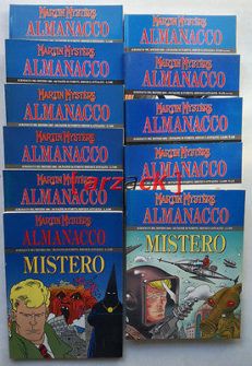 MARTIN MYSTERE 11 anni di ALMANACCO DEL MISTERO lotto 1994-2004  BONELLI