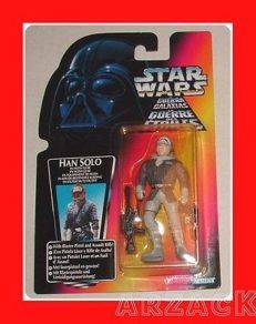 STAR WARS tri logo POTF Action Figure HAN SOLO Kenner