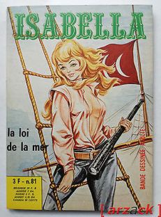 ISABELLA 81 EVILFRANCE 1976 Ed. FRANCESE BD Erotique Petit Format Français