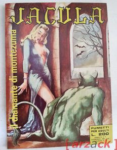 JACULA n 53 il diamante di Montezuma RG 1971 fumetto erotico ERREGI
