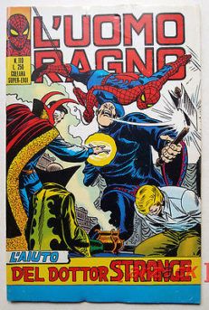 L'UOMO RAGNO 110 CORNO 1974 L'aiuto del Dottor Strange Qs. Edicola