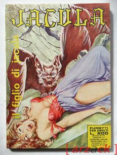 JACULA n 67 il figlio di Jacula RG 1971 fumetto erotico ERREGI