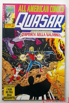ALL AMERICAN COMICS 51 Comic Art 1993 QUASAR tempesta nella galassia