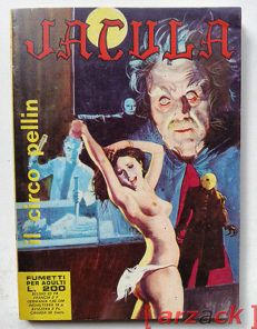JACULA n 61 il circo pellin RG 1971 fumetto erotico ERREGI