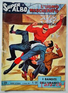Super Albo L'UOMO MASCHERATO 119 Fratelli Spada 1965