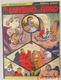 IL CAPITANO DI FERRO Albi Grandi Avventure NERBINI ristampa anastatica