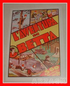 L'AVVENTURA DI BETTA Ristampa Anastatica NERBINI