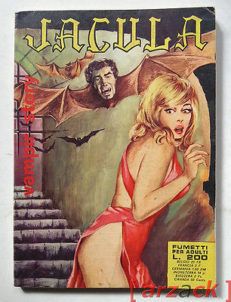 JACULA n 69 vampir story RG 1971 fumetto erotico ERREGI