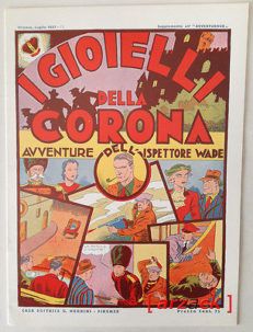 I GIOELLI DELLA CORONA Avventure dell'ispettore Wade NERBINI ristampa anastatica