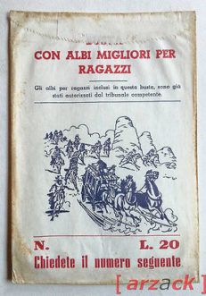 Fumetti Busta Sorpresa BUSTA CON ALBI MIGLIORI PER RAGAZZI L. 20 Goglio Rho