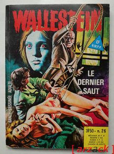 Wallestein 26 EVILFRANCE 1979 BD Erotique Petit Format Français FRANCESE