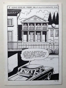 ROMANINI Ulula (14) TAVOLA ORIGINALE Full Page edifumetto evilfrance 39