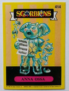 FIGURINA SGORBIONS Garbage Pail Kids Sgorbions GPK Italy TOPPS N 414