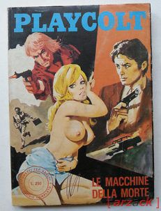 PLAYCOLT N 8 Le Macchine della Morte EDIFUMETTO 1974 fumetto erotico d'epoca
