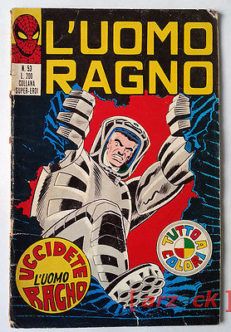 L'UOMO RAGNO 53 CORNO 1972 Uccidete L'Uomo Ragno