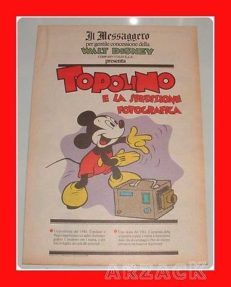 TOPOLINO supplemento IL MESSAGGERO 3 Novembre 1990
