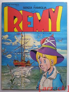 Collana Telefumetto 7 REMY da SENZA FAMIGLIA di Hector Malot EPIERRE 1979 Remì