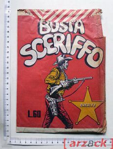 Fumetti Busta Sorpresa BUSTA SCERIFFO L. 50 Edizioni Euro Americane striscia