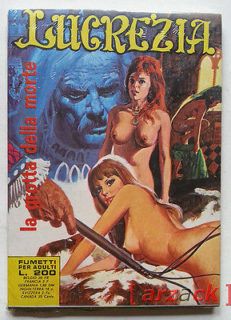 LUCREZIA 104 la grotta della morte RG 1973 ErreGi EVILPRESS edicola BLISTERATO