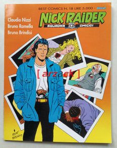 Best Comics n 18 NICK RAIDER Nizzi Ramella Brindisi ALBO FUORI SERIE