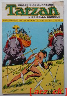 TARZAN IL RE DELLA GIUNGLA n 58 Cenisio 1972