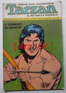 TARZAN IL RE DELLA GIUNGLA n 62 Cenisio 1973