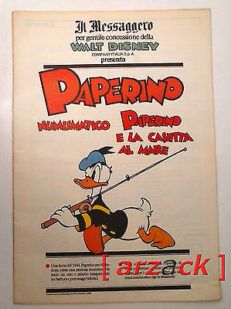 TOPOLINO supplemento a IL MESSAGGERO PAPERINO numismatico 8/12/90