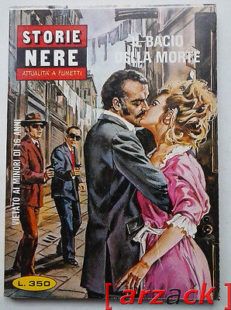STORIE NERE 40 il bacio della morte PUBLISTRIP 1979 fumetto erotico