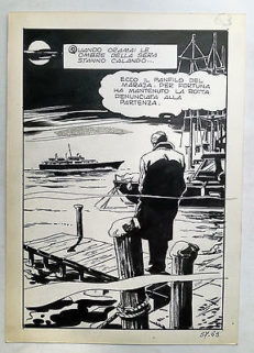 WALLESTEIN 63 TAVOLA ORIGINALE Full Page Edifumetto Evilfrance