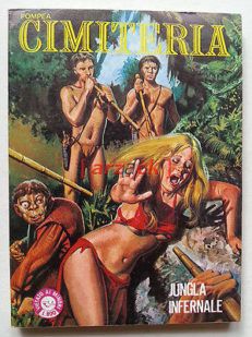 CIMITERIA 75 Numero Doppio jungla infernale EDIFUMETTO 1980