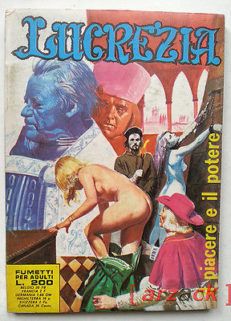 LUCREZIA 109 il piacere e il potere EP 1973 Ediperiodici EVILPRESS Erotico