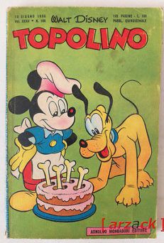 TOPOLINO Libretto 188 Mondadori 1958 WALT DISNEY