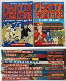 Lotto MARTIN MYSTERE giganti 1/9 SERIE COMPLETA BONELLI 1995