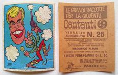 Figurina Cantanti PANINI 1969 PROSDOCIMI n 25 DINO nuova con velina