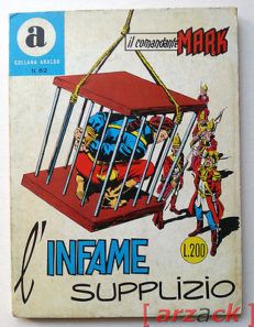Collana Araldo N 62 COMANDANTE MARK Cepim Bonelli 1972 ESSEGESSE