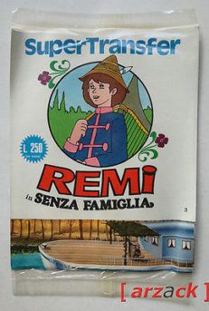 REMI Senza Famiglia trasferelli EDIBOY Toei CO BLISTERATO SuperTransfer 3