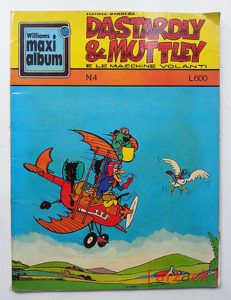 MAXI ALBUM WILLIAMS 4 Darstardly e Muttley LE MACCHINE VOLANTI 1973
