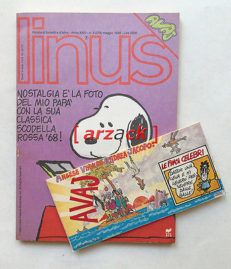 LINUS anno XXIV n 5 (278) con supplemento striscia AVAJ Agnese Pazienza 1988