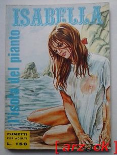 ISABELLA 52 RG 1968 l'isola del pianto Qs. EDICOLA fumetto erotico EVILPRESS