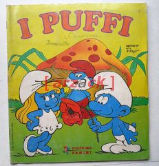 ALBUM I PUFFI Panini 1983  The Smurfs Peyo NON COMPLETO