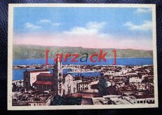 MESSINA Vecchia Cartolina Primo Colore VEDUTA PANORAMICA Duomo