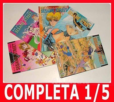 SESAME STREET 1/5 Serie Completa manga STAR COMICS iCollezionisti